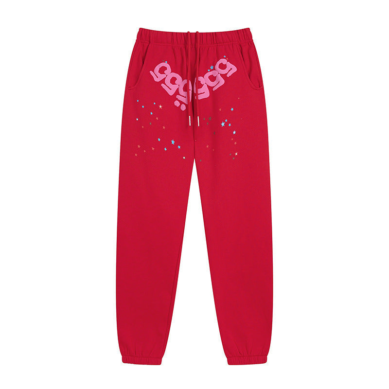 Sp5der Outfit:Hoodie/Sweatpants (Separate Purchase Options) Spider Web Velvet Sport Suit