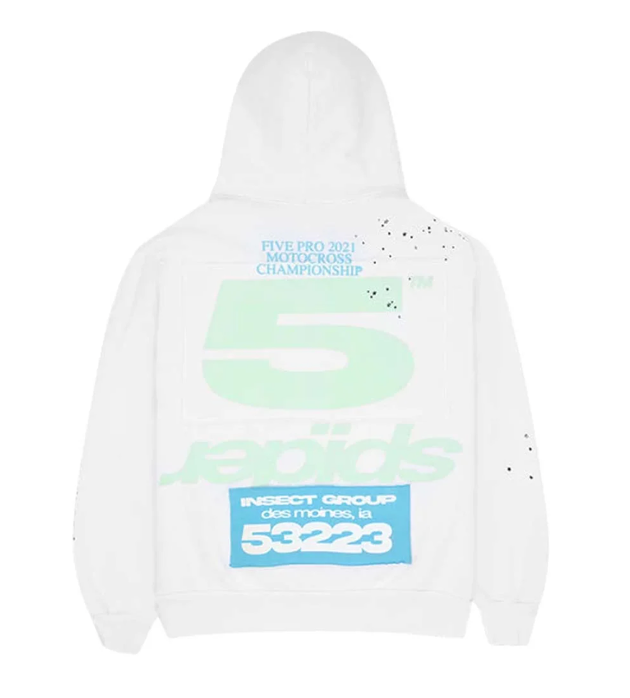 Sp5der Cross Country Hoodie Eggshell