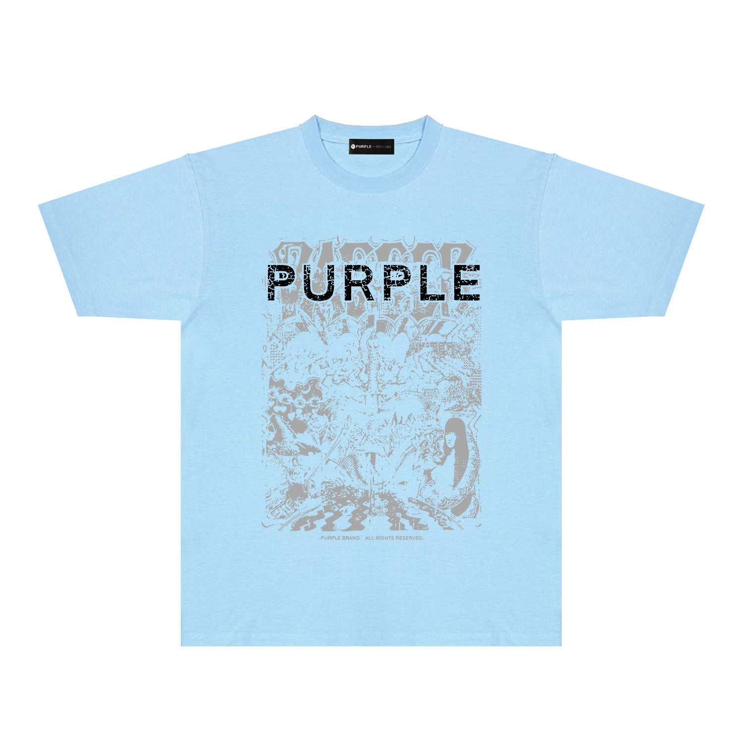 Street style Purple Brand T-shirt