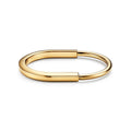 18K Tiffany Lock Bangle Bracelet
