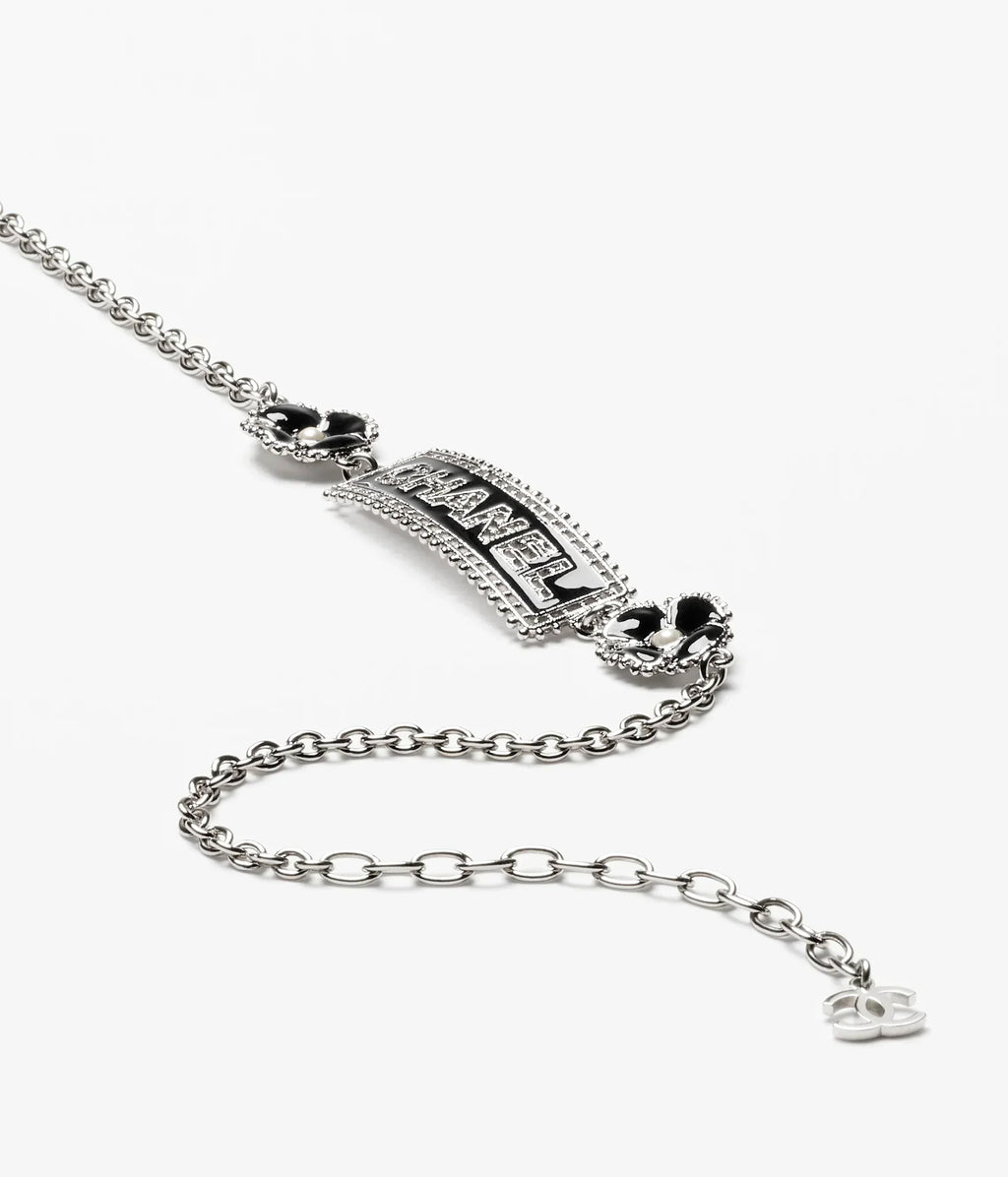 18K  Chanel Resin Diamonds Necklace