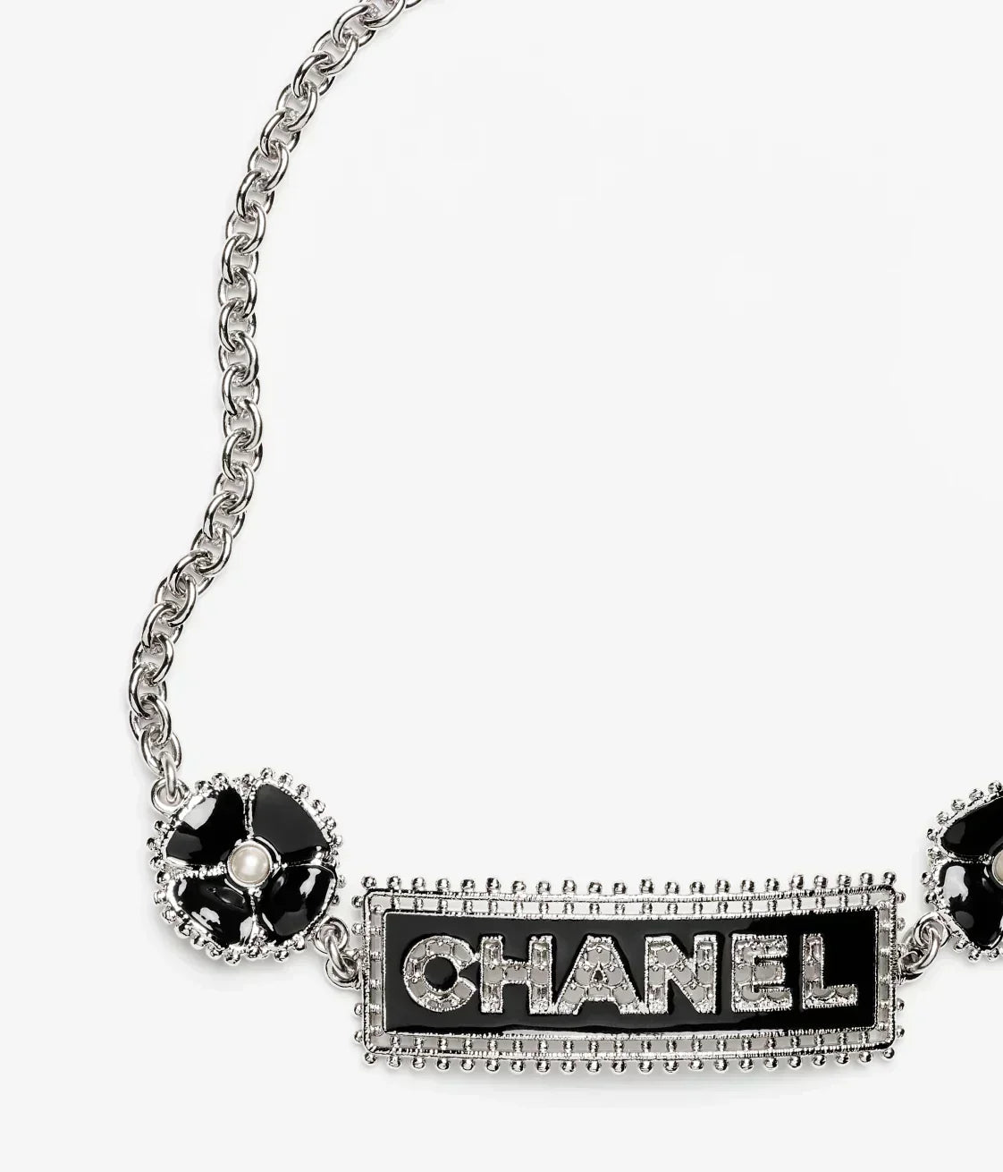 18K  Chanel Resin Diamonds Necklace