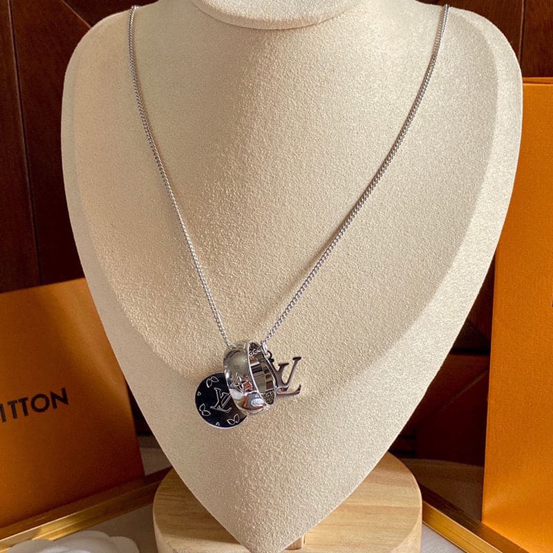 18K Louis Vuitton Monogram Charms Necklace