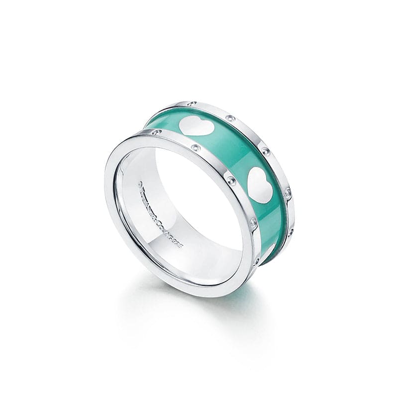 18K Tiffany Love Heart Ring