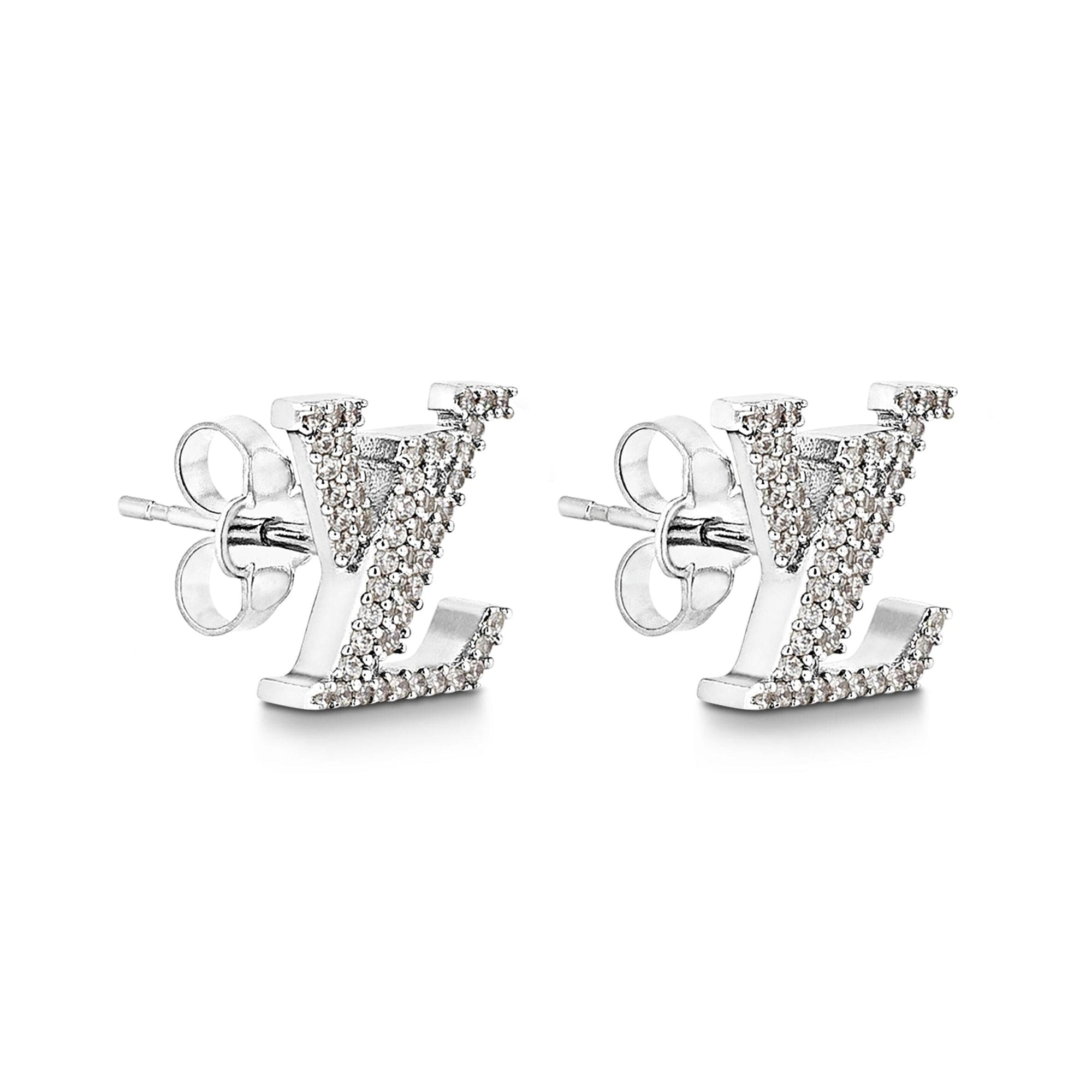 18K Louis Vuitton Iconic Diamond Earrings