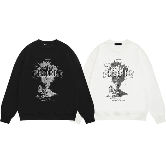 Street style Purple Brand sweatshirts