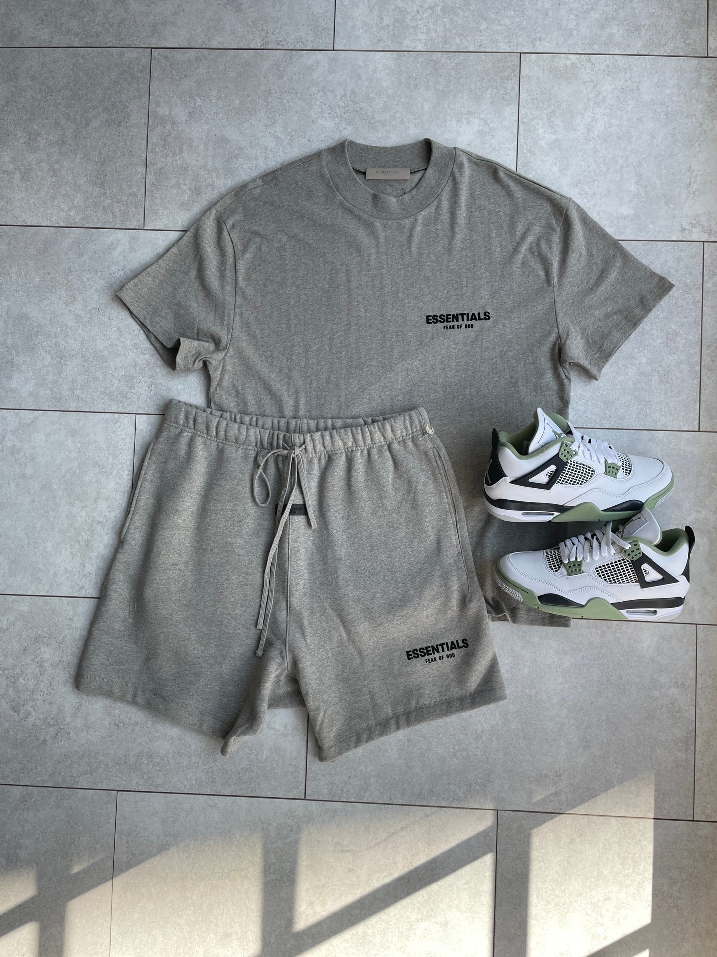 SS22 T-Shirt / Shorts / Set - Dark Heather Oatmeal