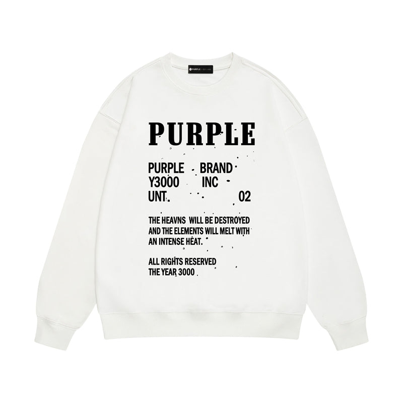Street style Purple Brand sweatshirts