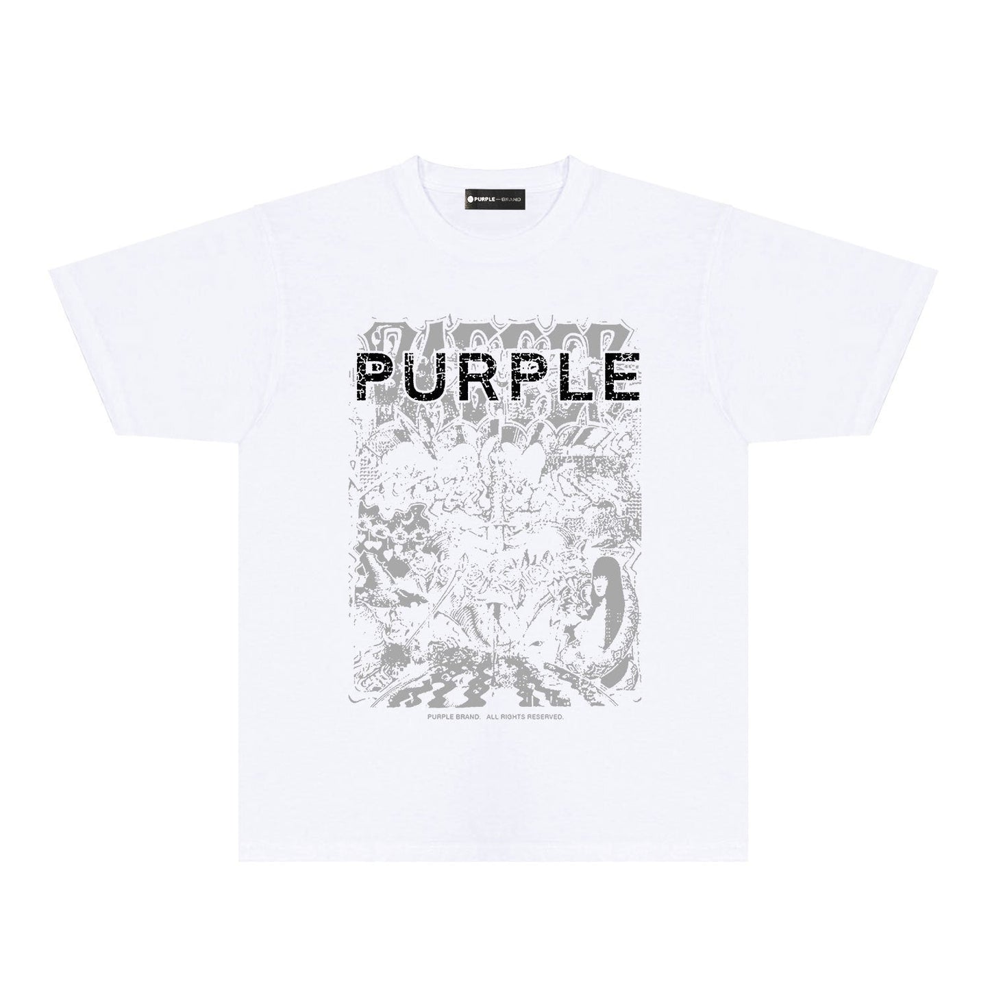 Street style Purple Brand T-shirt