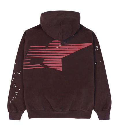 Sp5der Arraignee Hoodie Brown