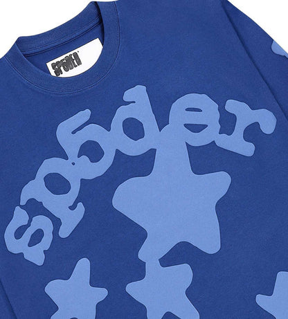 Sp5der Beluga L/S Tee Blue