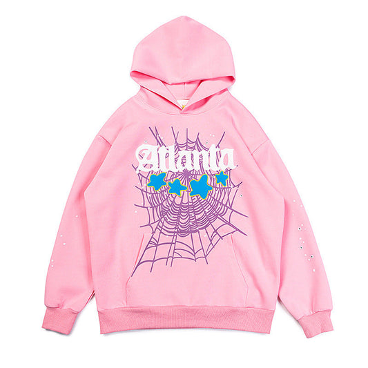 Sp5der Hoodie Spider Web Printing