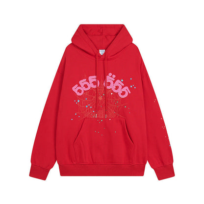 Sp5der Outfit:Hoodie/Sweatpants (Separate Purchase Options) Spider Web Velvet Sport Suit