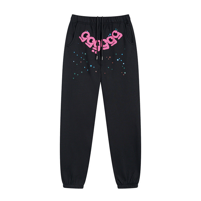 Sp5der Outfit:Hoodie/Sweatpants (Separate Purchase Options) Spider Web Velvet Sport Suit