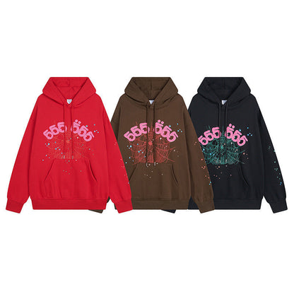 Sp5der Outfit:Hoodie/Sweatpants (Separate Purchase Options) Spider Web Velvet Sport Suit