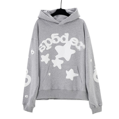 Sp5der Hoodie Star Letters Puff Print
