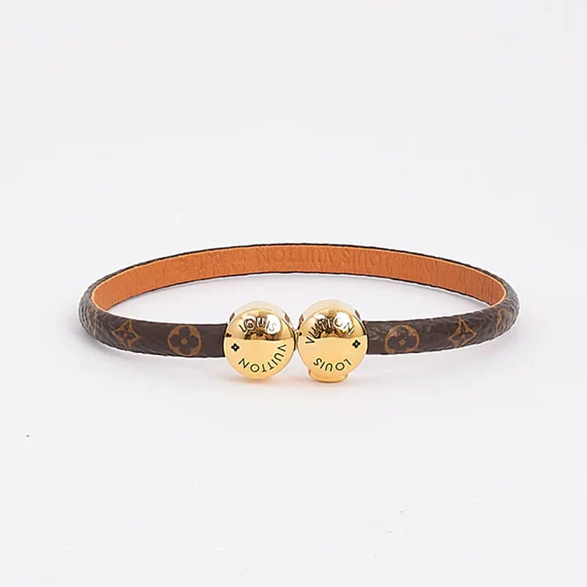 18K Louis Vuitton Historic Mini Monogram Bracelet
