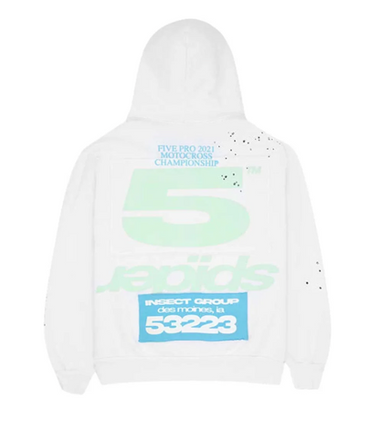 Sp5der Cross Country Hoodie Eggshell