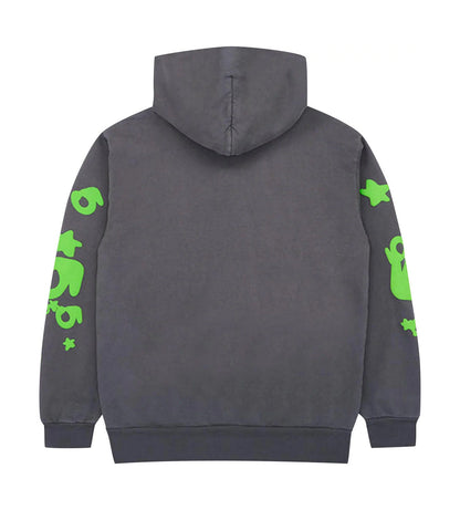 Sp5der Beluga Slate Grey Hoodie