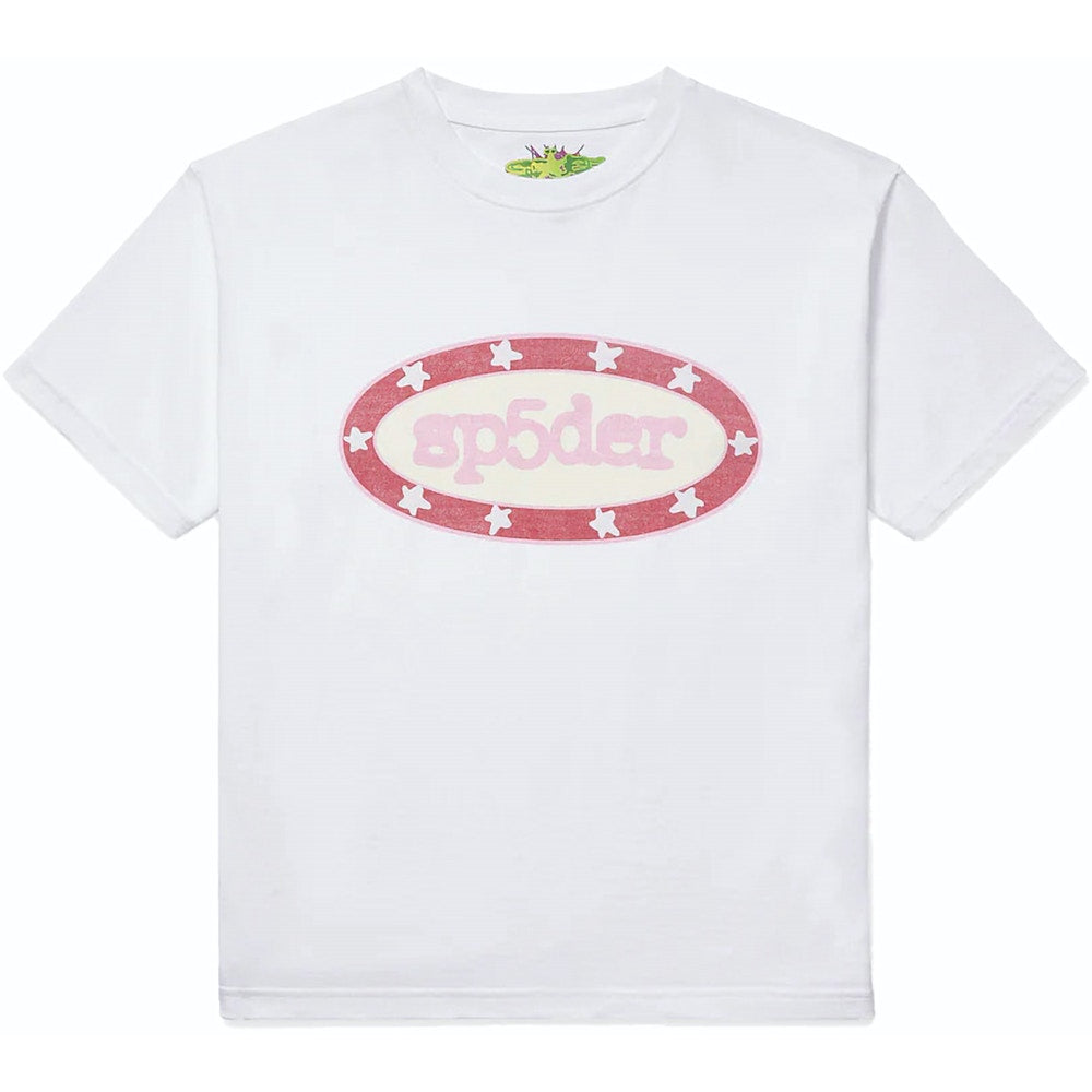 Sp5der Buckle White Tee