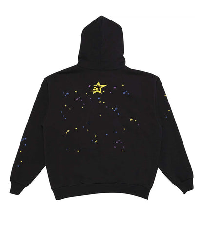 Sp5der P*nk Hoodie V2 Black