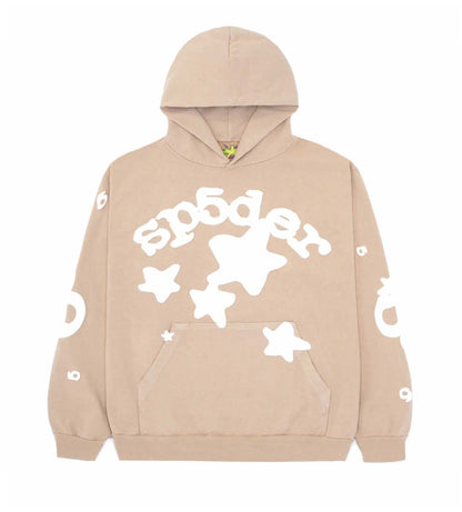Sp5der Beluga Hoodie Brown