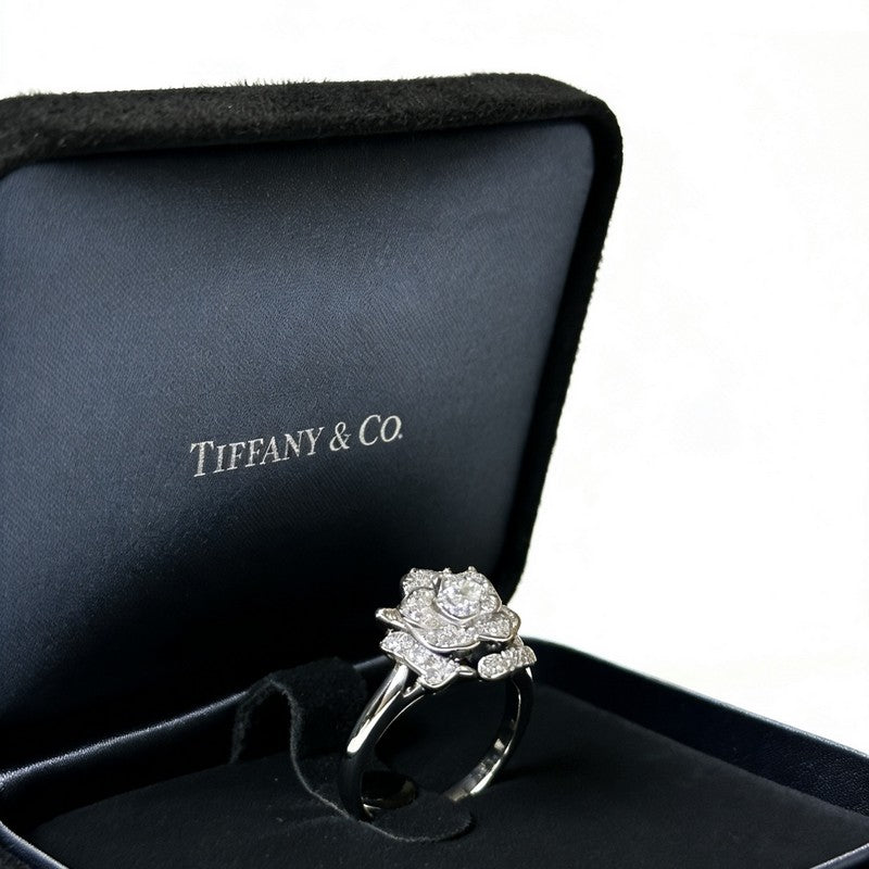 18K Tiffany Flower Diamond Ring