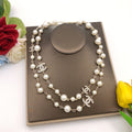 18K  Chanel Long Pearls Necklace