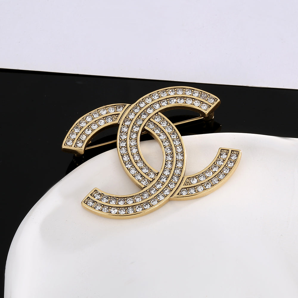 18K  Chanel Diamond Brooch