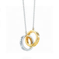 18K Tiffany 1837 Interlocking Circles Pendant Necklace