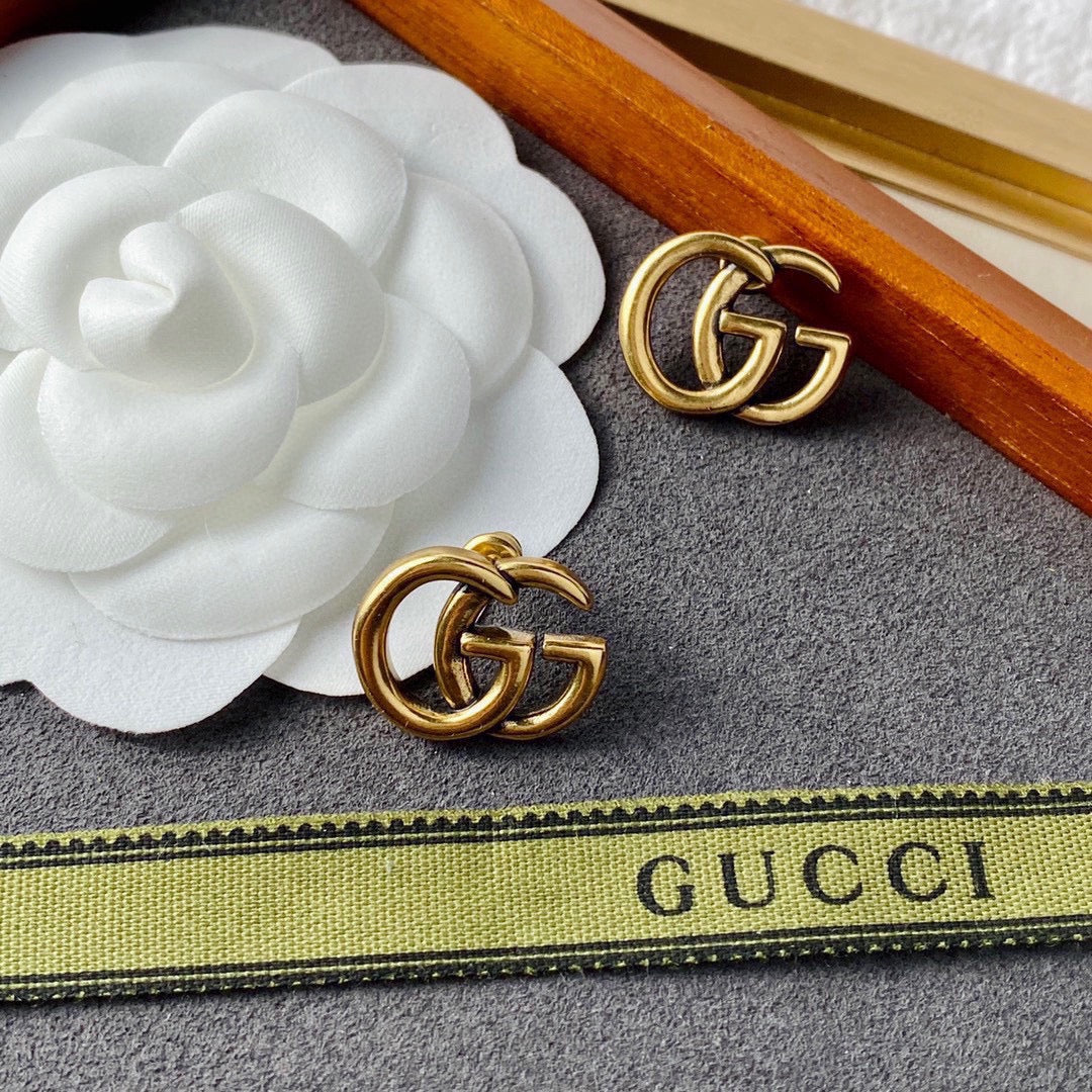 18K Double Gucci Earrings