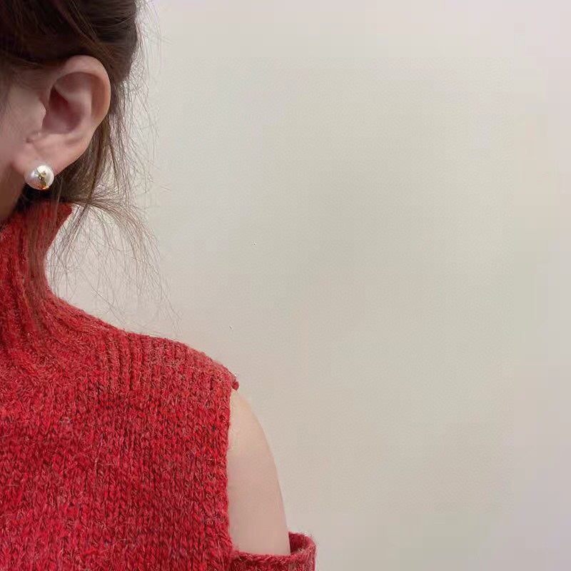 18K YSL Pearl Earrings