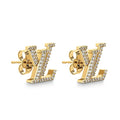 18K Louis Vuitton Iconic Diamonds Earrings