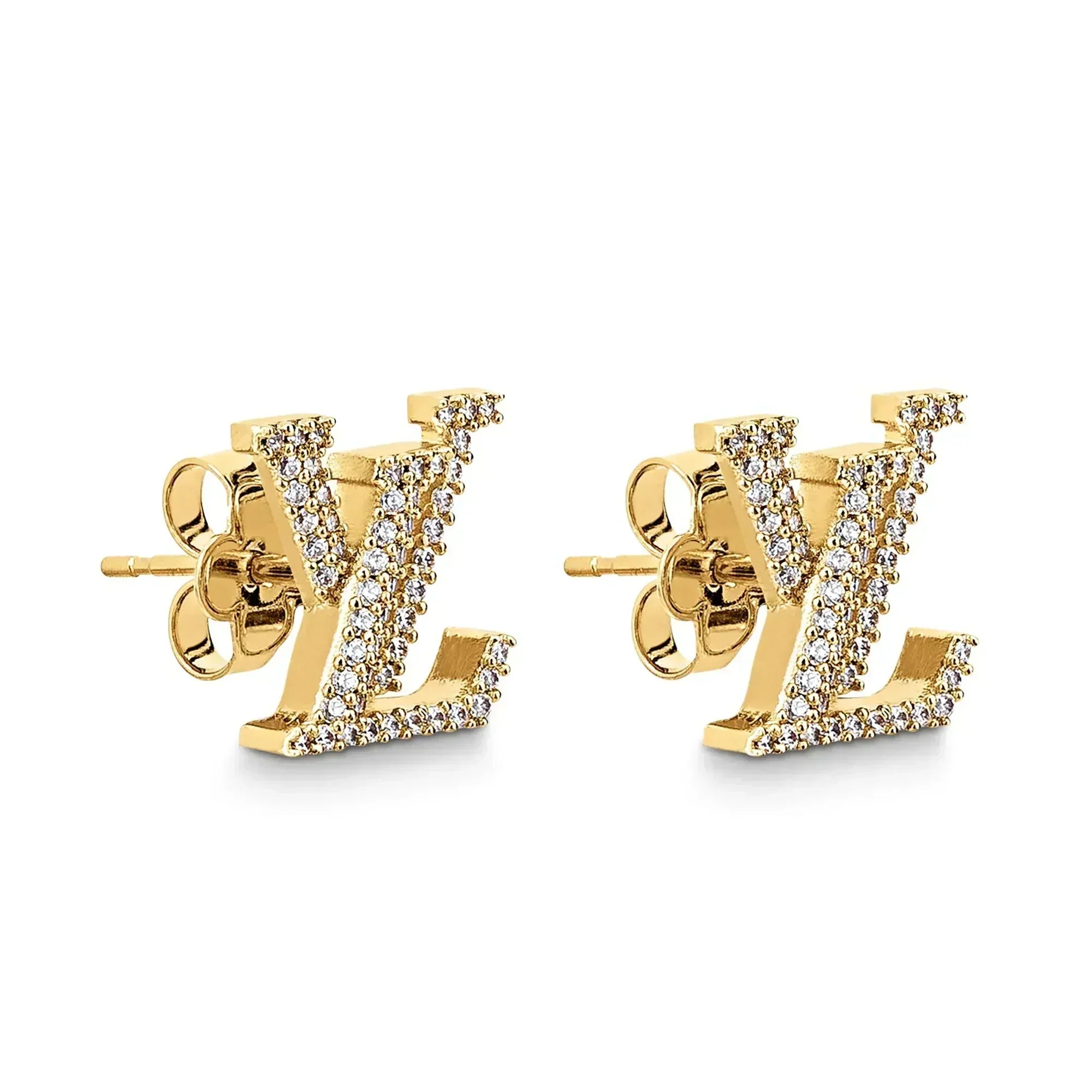 18K Louis Vuitton Iconic Diamonds Earrings
