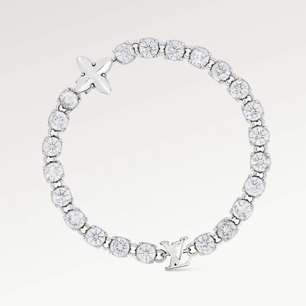18K Louis Vuitton Crystals Bracelet